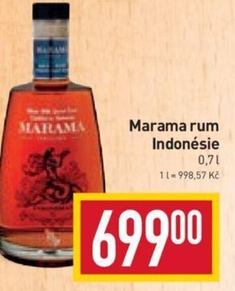 Billa Marama rum Indonésie nabídka