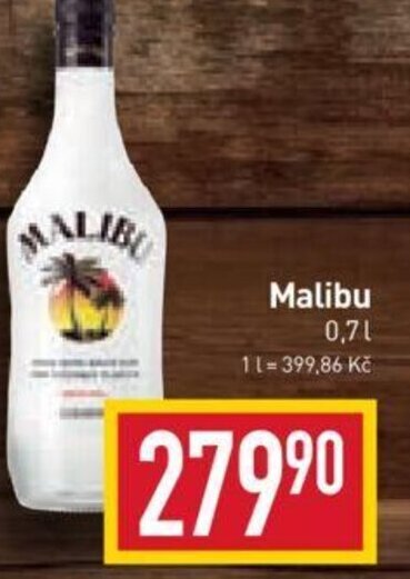 Billa Malibu 0.7 L nabídka