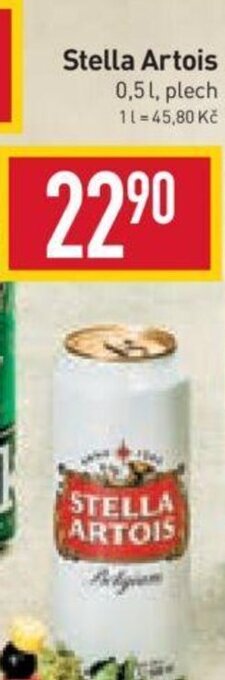 Billa Stella Artois 0,5 L nabídka