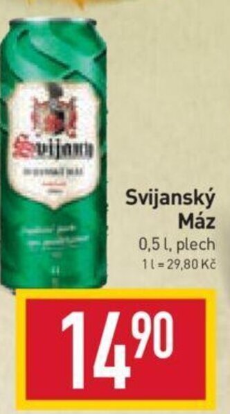 Billa Svijanský Máz 0.5 L nabídka