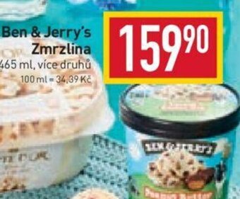 Billa Ben & Jerry's Zmrzlina nabídka