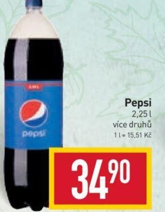 Billa Pepsi 2.25 L nabídka