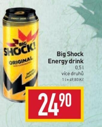 Billa Big Shock Energy drink 0.5 L nabídka