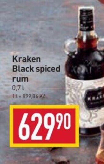 Billa Kraken Black spiced rum nabídka