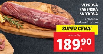 Lidl VEPŘOVÁ PANENSKÁ SVÍČKOVÁ nabídka