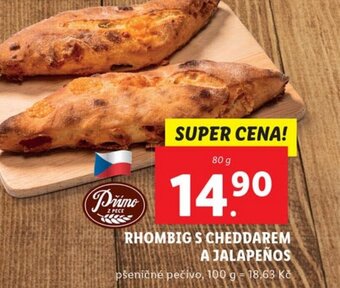 Lidl RHOMBIG S CHEDDAREM A JALAPEÑOS nabídka