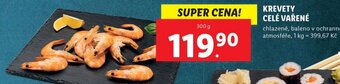 Lidl KREVETY CELÉ VAŘENÉ nabídka