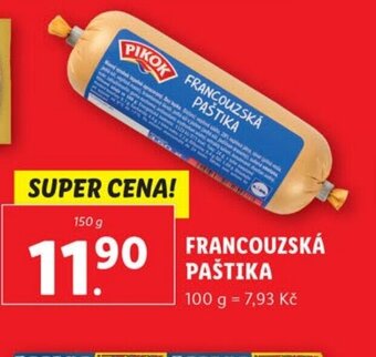 Lidl FRANCOUZSKÁ PAŠTIKA nabídka