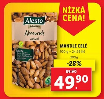 Lidl MANDLE CELÉ nabídka