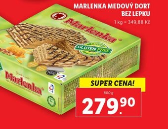 Lidl MARLENKA MEDOVÝ DORT BEZ LEPKU nabídka