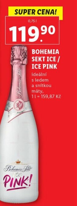 Lidl BOHEMIA SEKT ICE / ICE PINK nabídka