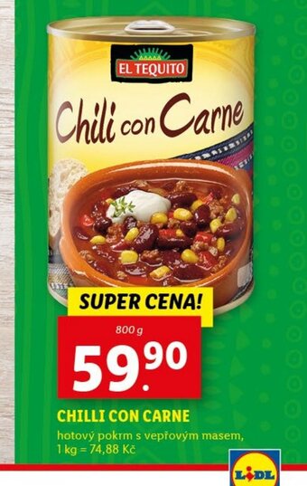 Lidl CHILLI CON CARNE nabídka