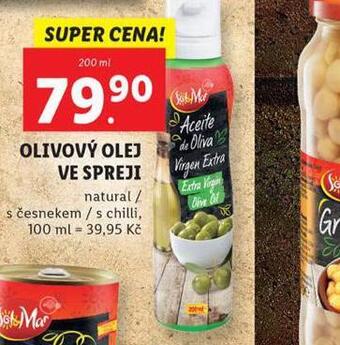 Lidl Olivový olej ve spreji nabídka