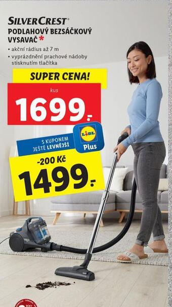 Lidl Podlahový vysavač bezsáčkový nabídka