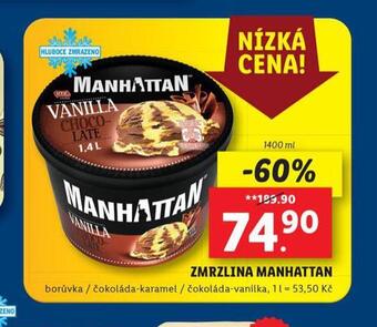 Lidl Zmrzlina manhattan nabídka