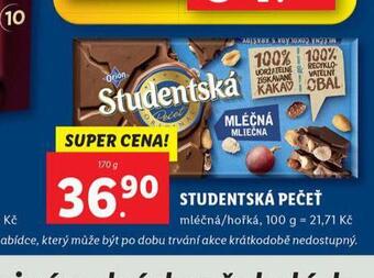 Lidl Orion studentská pečeť nabídka
