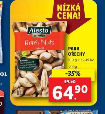 Lidl Para ořechy nabídka