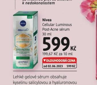 dm drogerie Nivea sérum nabídka