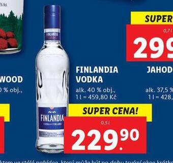 Lidl Finlandia vodka nabídka