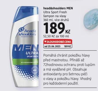 dm drogerie Head&shoulders šampon nabídka