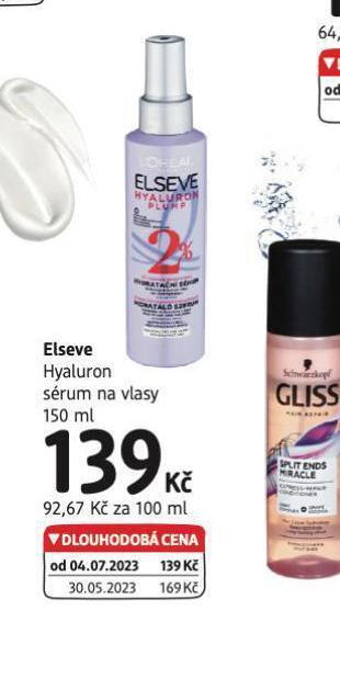 dm drogerie Elseve sérum na vlasy nabídka