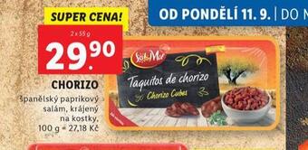Lidl Chorizo nabídka