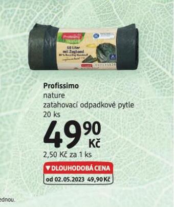 dm drogerie Profissimo zatahovací odpadkové pytle nabídka