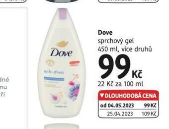 dm drogerie Dove sprchový gel nabídka