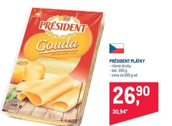 Makro PRÉSIDENT PLÁTKY nabídka