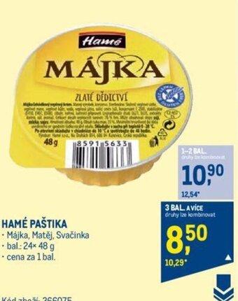 Makro HAMÉ PAŠTIKA nabídka