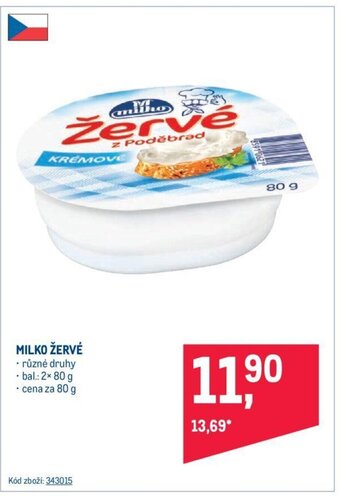 Makro MILKO ŽERVÉ nabídka