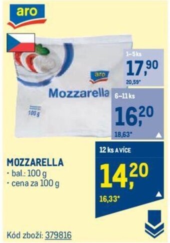 Makro MOZZARELLA nabídka