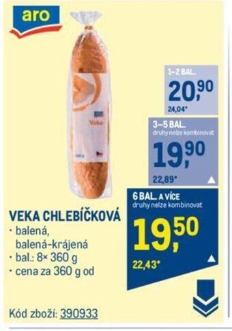 Makro VEKA CHLEBÍČKOVÁ nabídka