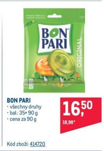Makro BON PARI nabídka