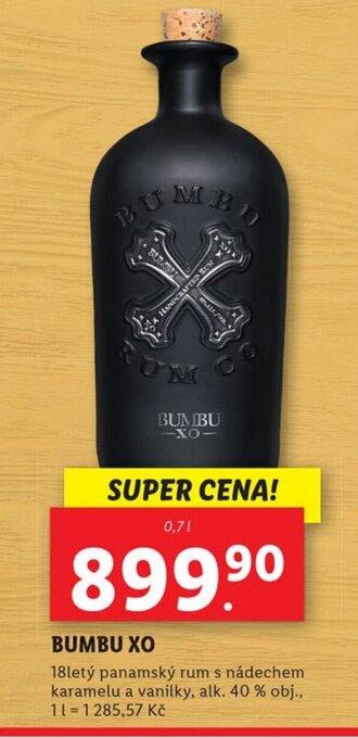Lidl BUMBU XO nabídka