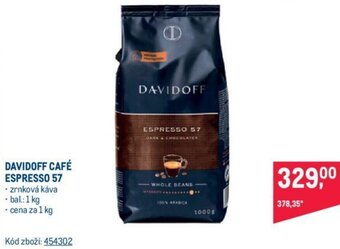 Makro DAVIDOFF CAFÉ ESPRESSO 57 nabídka