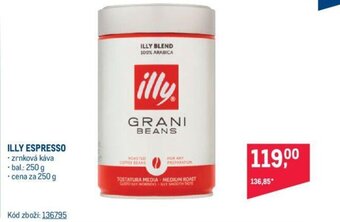 Makro ILLY ESPRESSO nabídka