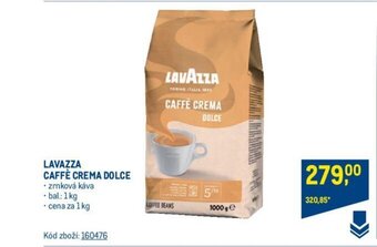 Makro LAVAZZA CAFFÈ CREMA DOLCE nabídka