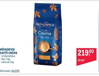 Makro MÖVENPICK CAFFÈ CREMA nabídka