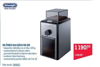 Makro MLÝNEK NA KÁVU KG 89 nabídka