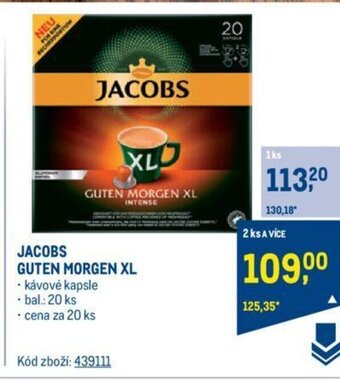Makro JACOBS GUTEN MORGEN XL nabídka