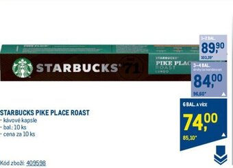 Makro STARBUCKS PIKE PLACE ROAST nabídka