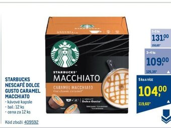 Makro STARBUCKS NESCAFÉ DOLCE GUSTO CARAMEL MACCHIATO nabídka