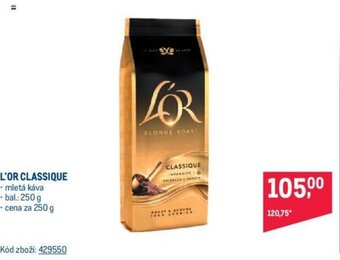 Makro L'OR CLASSIQUE nabídka