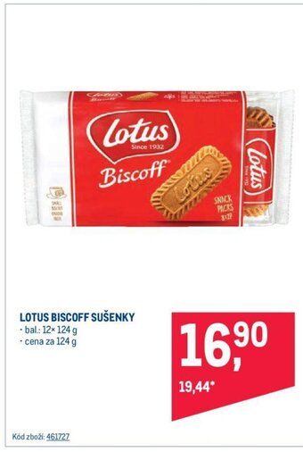 Makro LOTUS BISCOFF SUŠENKY nabídka