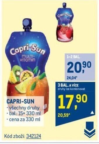 Makro CAPRI-SUN nabídka