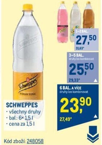 Makro SCHWEPPES nabídka