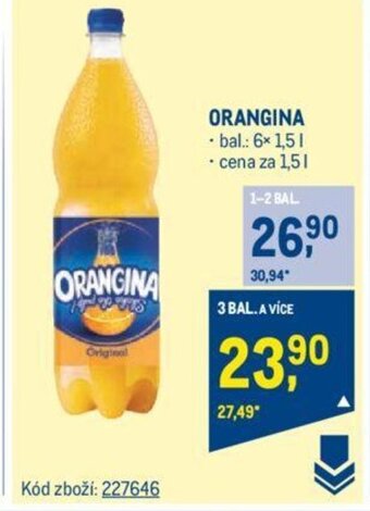 Makro ORANGINA nabídka