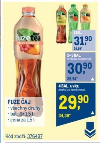 Makro FUZE ČAJ nabídka