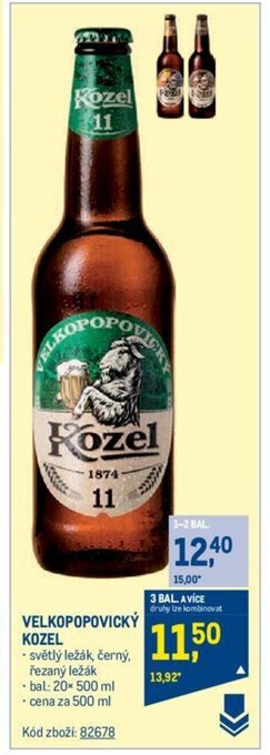 Makro VELKOPOPOVICKÝ KOZEL nabídka